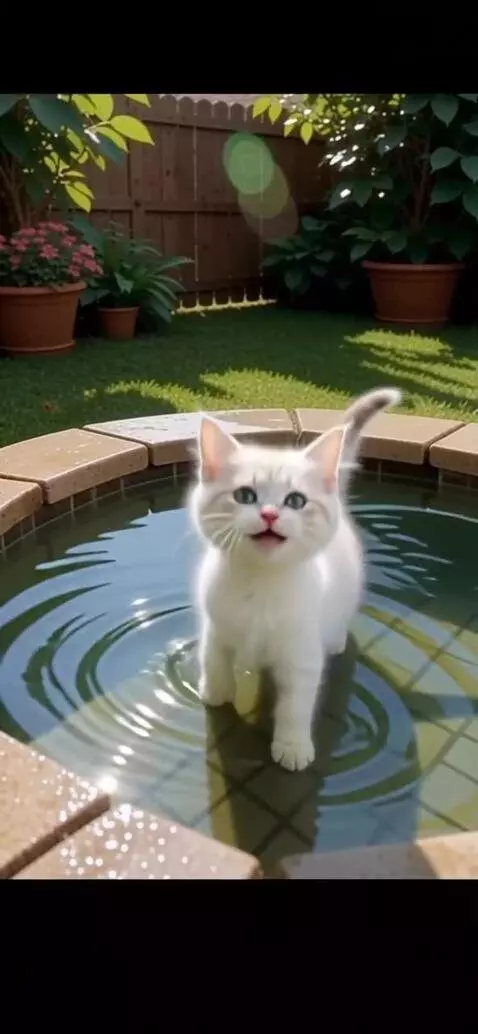 AI Video from prompt: Улыбается и кувыркается