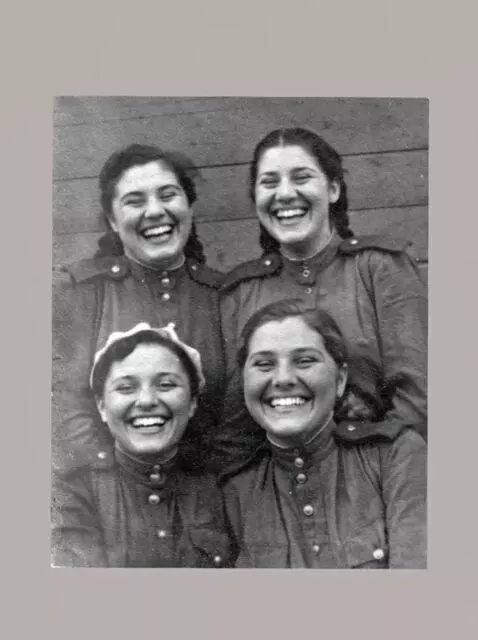 AI Video from prompt: The girls are smiling, laughing, and sticking ou