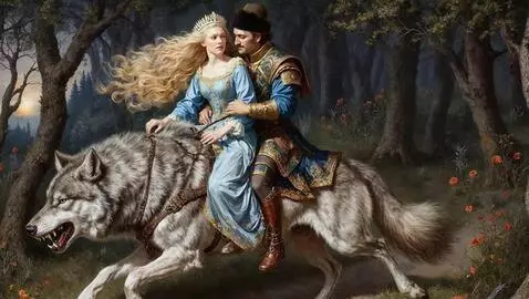 AI Video from prompt: The camera zooms in on the faces of the characte