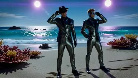 AI Video from prompt: Dapper gangster Babies Brothers in the future as