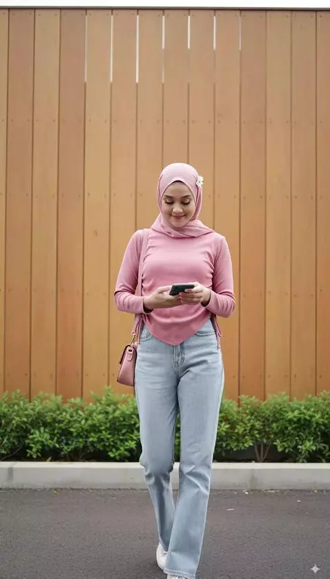 AI Video from prompt: Sedang menerima panggilan telepon dari seseorang