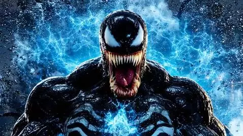 AI Video from prompt: A movie scene with Venom, as a massive symbiote 