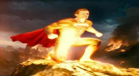 AI Video from prompt: Explosive superhero flight