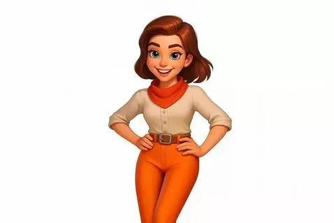 AI Video from prompt: This wonderful girl is dancing on a white backgr