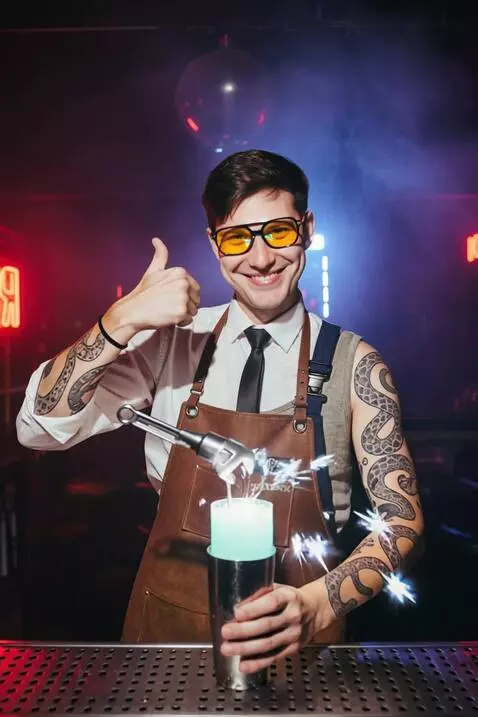 AI Video from prompt: A cinematic shot from the customer's point of vi