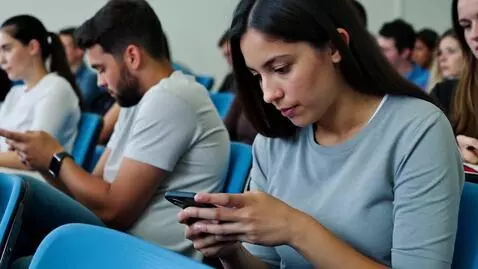 AI Video from prompt: Create a dynamic promotional video: a student at