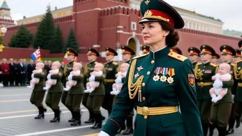 AI Video from prompt: Женщина, 40 лет, модельной внешности, красивая, 