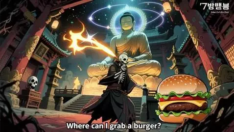 AI Video from prompt: 이상범 Enigmatic death dealer 748cm Anime Style Bud