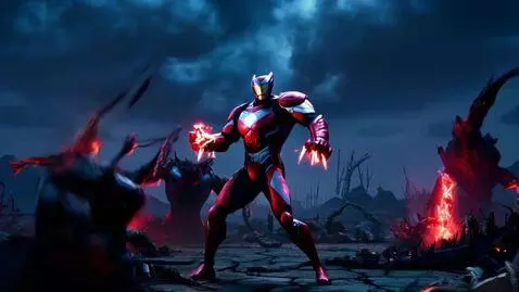 AI Video from prompt: 杰克奥特曼和怪兽打架视频