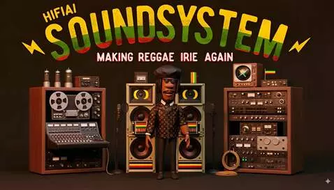 AI Video from prompt: Character calmly turns around to play with the a