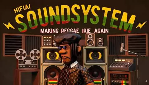 AI Video from prompt: Character turns around to adjust some knobs on t