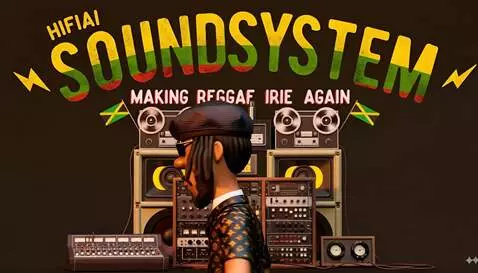 AI Video from prompt: Character turns around to adjust some knobs on t