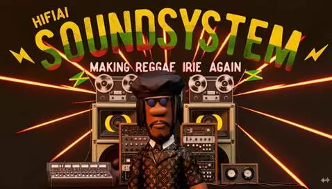 AI Video from prompt: Character turns around to adjust some knobs on t