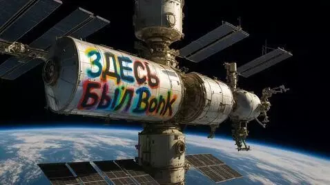 AI Video from prompt: cosmic station fly into the cosmo