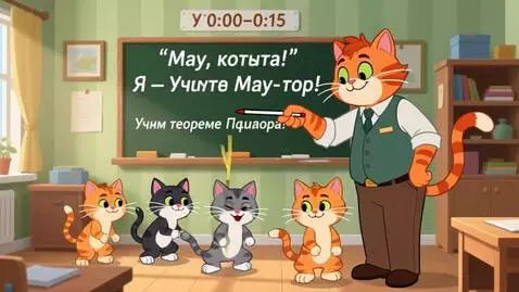 AI Video from prompt: Сцена 1: Знакомство (0:00–0:15)  Место: Комната 