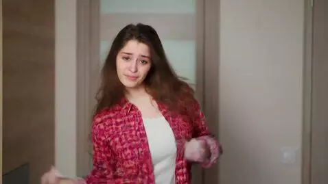 AI Video from prompt: A pretty 25-year-old young Russian woman with an