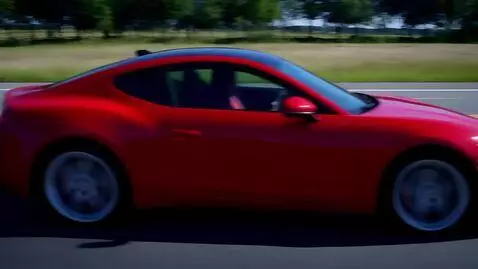 AI Video from prompt: car red running