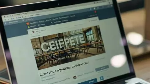 AI Video from prompt: Резкий переход: экран ноутбука с устаревшим сайт