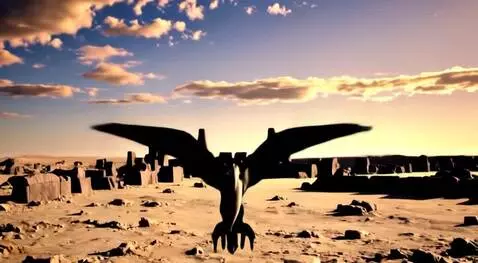 AI Video from prompt: {  "prompt": "Epic cinematic shot. Wide aerial s