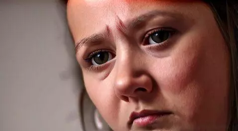 AI Video from prompt: A baby is seen in the distance through the tearf