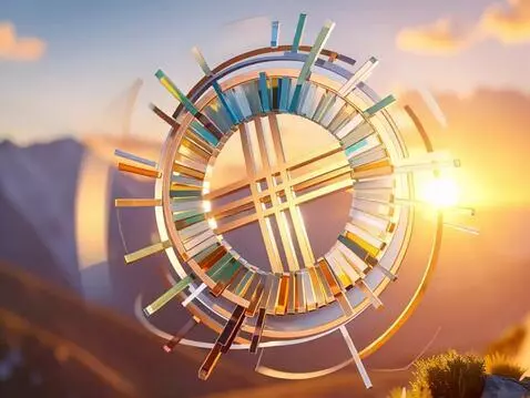 AI Video from prompt: Slowly rotating on the Z-axis, floating in the a