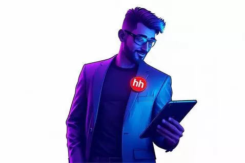 AI Video from prompt: .A stylish man with a headset nods, listening to