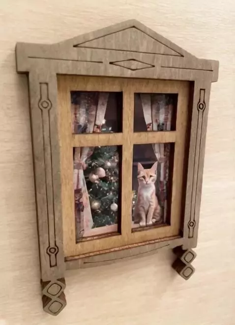 AI Video from prompt: the cat looks out the window and meows