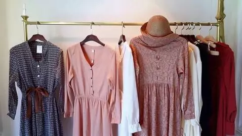 AI Video from prompt: please make a video for a store that sells cloth