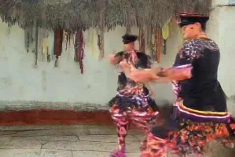 AI Video from prompt: котка която танцува народни танци