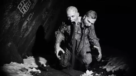 AI Video from prompt: In a mysterious sinister dark cave with mysterio