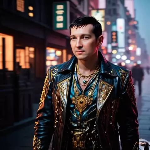 AI Video from prompt: this guy is in another place, on a fabulous plan