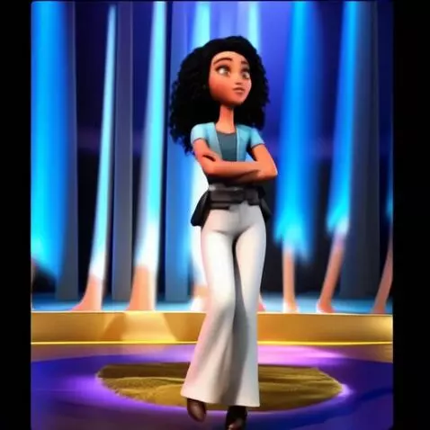 AI Video from prompt: She started dancing