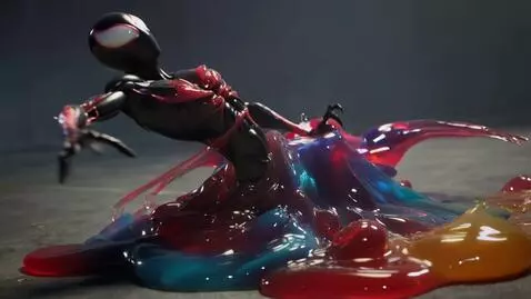 AI Video from prompt: (Marvel Studios) A frantic animated scene of Ven