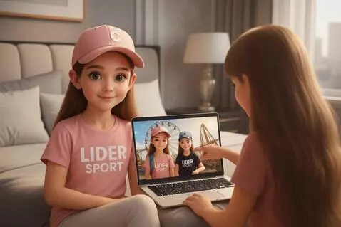 AI Video from prompt: bltидет видео на ноуте где девушки садятся на ат