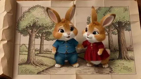 AI Video from prompt: Первый кадр: Изображение папируса, на нем ручка-