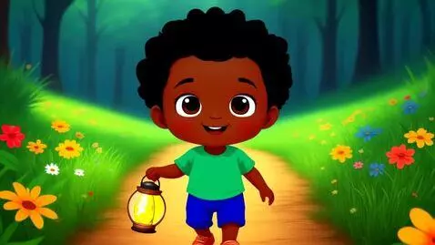 AI Video from prompt: "A young child (the same character: dark skin, s
