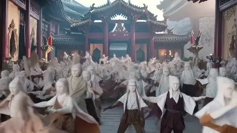 AI Video from prompt: Surreal Origami style : Army of 이상범 Enigmatic de