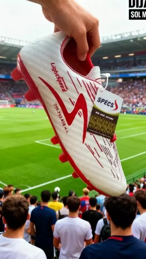 AI Video from prompt: tangan memegang sepatu sambil menggoyangkan keki