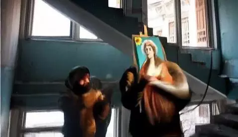 AI Video from prompt: Фото должно быть рисованным красками