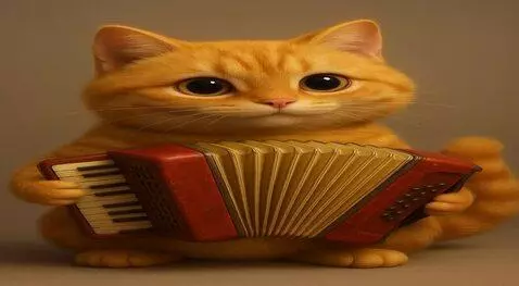 AI Video from prompt: Играет и поет и пританцовывает