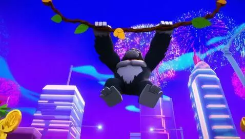 AI Video from prompt: A dynamic animated scene: In a vibrant digital c