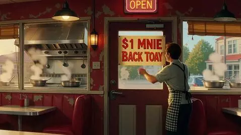 AI Video from prompt: Bringing the $1 menu back to nostalgic restauran