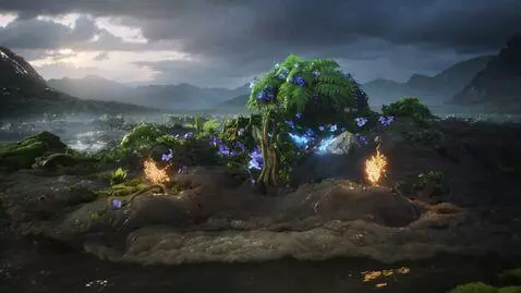 AI Video from prompt: After flooding from a massive rainstorm, the wat