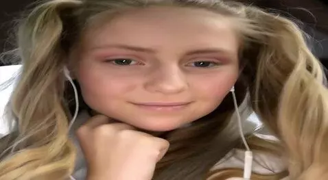 AI Video from prompt: The girl passionately licks her own beautiful ba