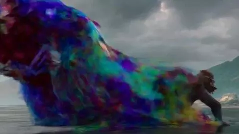 AI Video from prompt: (Marvel Studios) A frantic animated scene of Ven