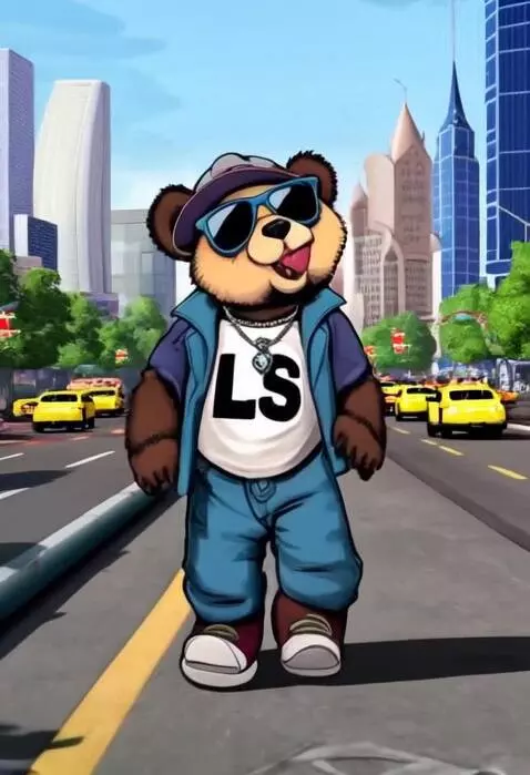 AI Video from prompt: He is walking in a major futuristic metropolitan