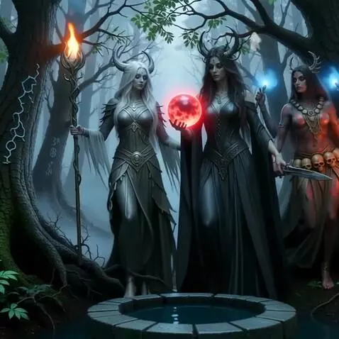 AI Video from prompt: У первой бледной богини вырастает в волосах и го