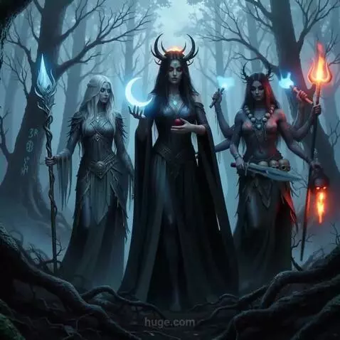 AI Video from prompt: У первой бледной богини вырастает в волосах и го