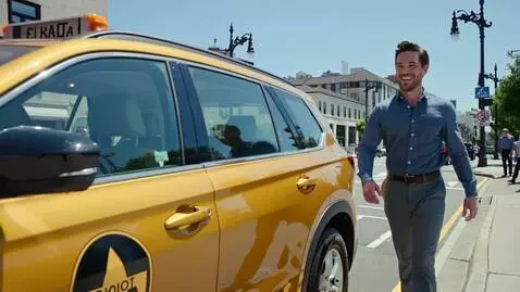 AI Video from prompt: A cinematic, dynamic shot: a sunny day, a busy c