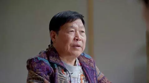 AI Video from prompt: Soft traditional Kazakh music plays in the backg